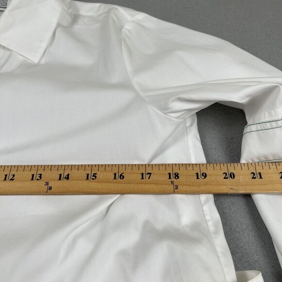 Rosie Assoulin Unella Dress Women’s‎ 2 White Midi Convertible Bell Collared - Picture 9 of 16